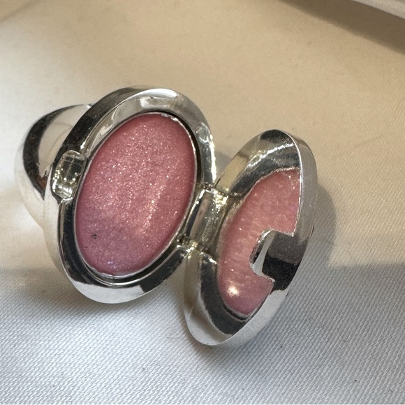 đź’‹ Elegant Silver and Black Sephora 2007 Anniversary Lip Gloss Cocktail Ringđź’‹ - Picture 6 of 16
